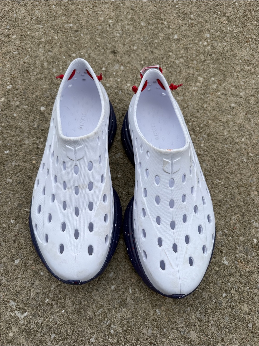 Men's White Slip-On Ventilated Water Shoes